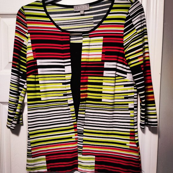 Laura Petite top, multi color size XS - Picture 1 of 4
